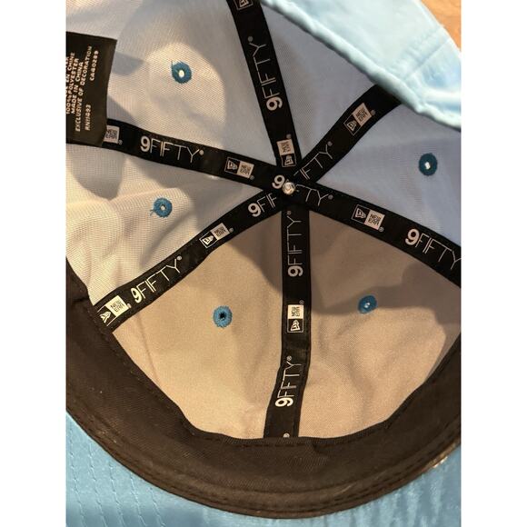 New Era 9Fifty Mens Blue MLB Seattle Mariners Adjustable Strapback Hat Cap - Picture 7 of 8